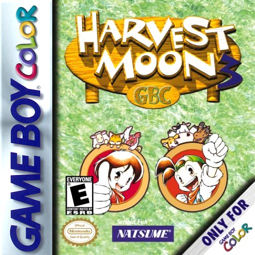 Harvest Moon 3 GBC box art