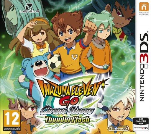 Inazuma Eleven GO: Chrono Stones: Thunderflash box art