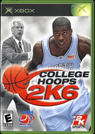College Hoops 2K6 box art