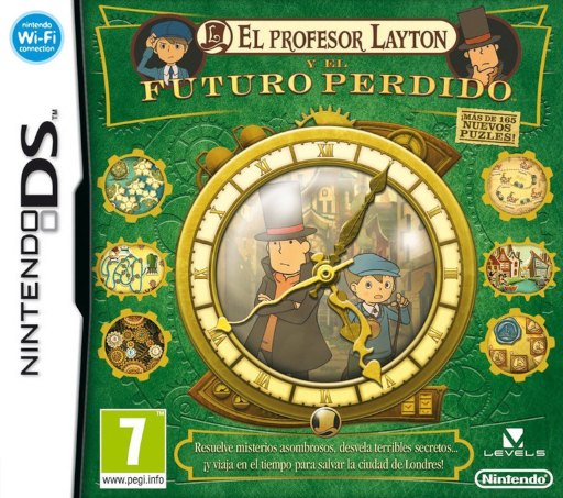 Profesor Layton y el Futuro Perdido, El box art