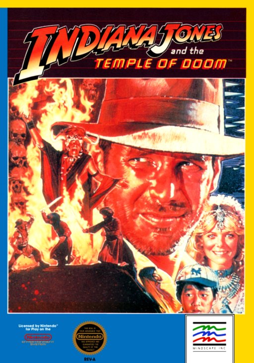 Indiana Jones and the Temple of Doom box art