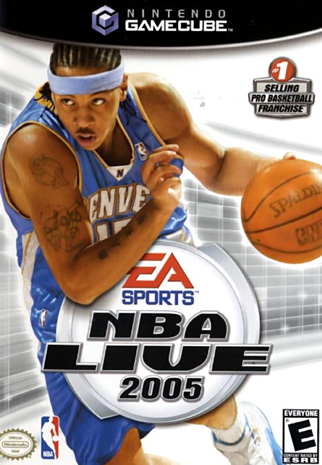 NBA Live 2005 box art