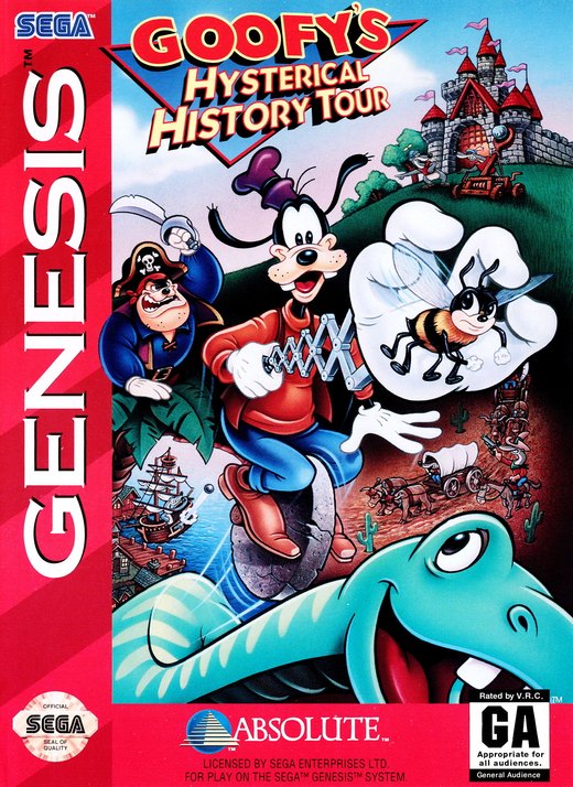 Goofy's Hysterical History Tour box art
