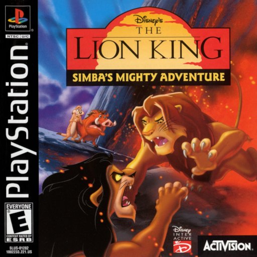 Disney's The Lion King: Simba's Mighty Adventure box art