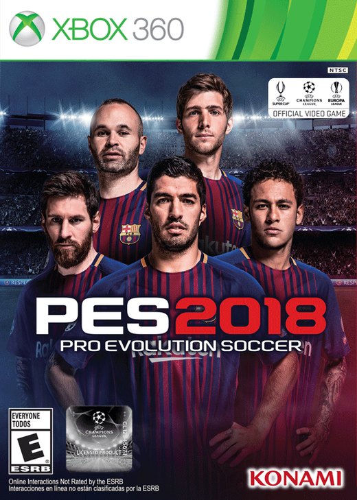 PES 2018: Pro Evolution Soccer box art