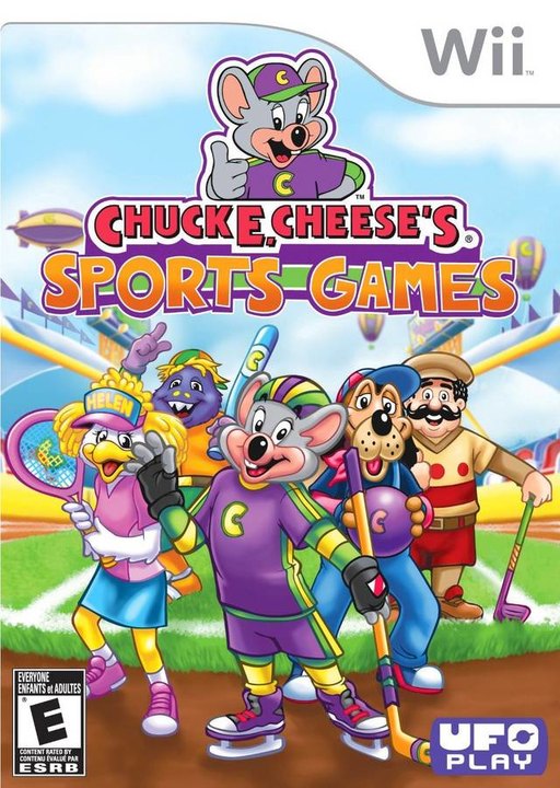 Chuck E. Cheese's Sports Games box art