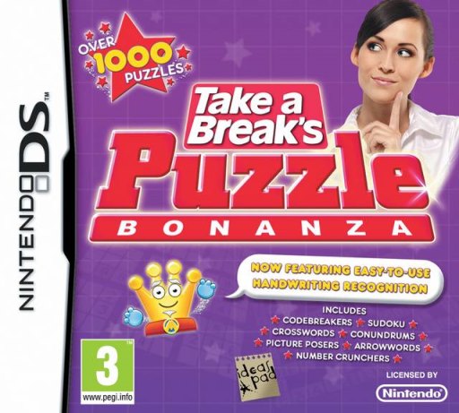 Take a Break's Puzzle Bonanza box art