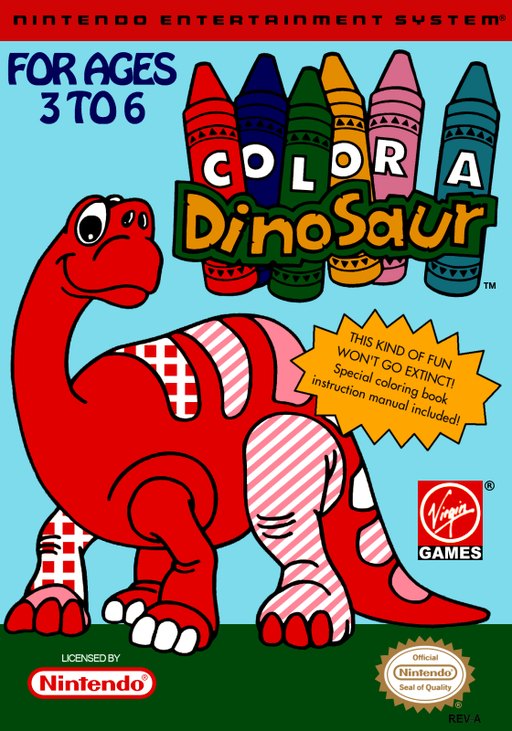 Color a Dinosaur box art