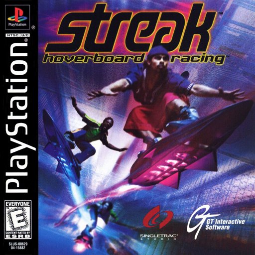Streak Hoverboard Racing box art