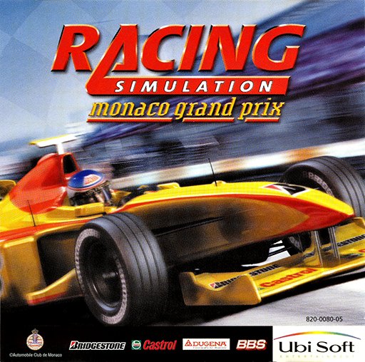 Racing Simulation: Monaco Grand Prix box art