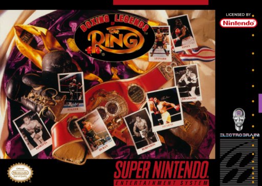 Boxing Legends of the Ring box art