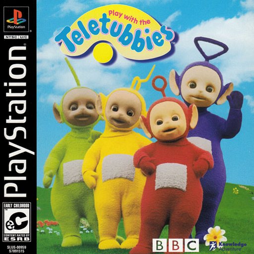 Play with the Teletubbies box art