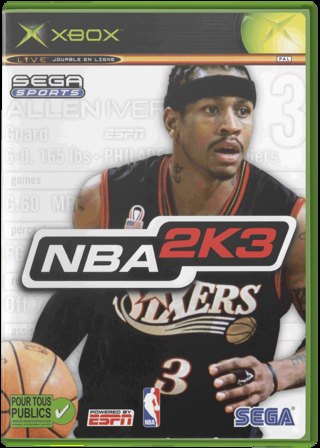 NBA 2K3 box art