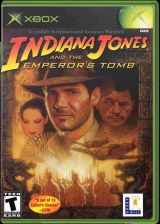 Indiana Jones and the Emperor's Tomb box art