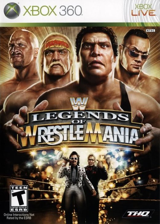 WWE Legends of Wrestlemania box art