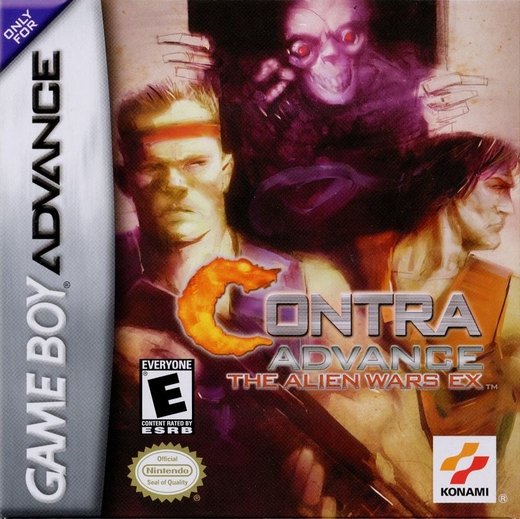 Contra Advance: The Alien Wars EX box art