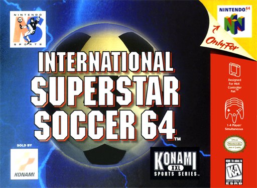 International Superstar Soccer 64 box art