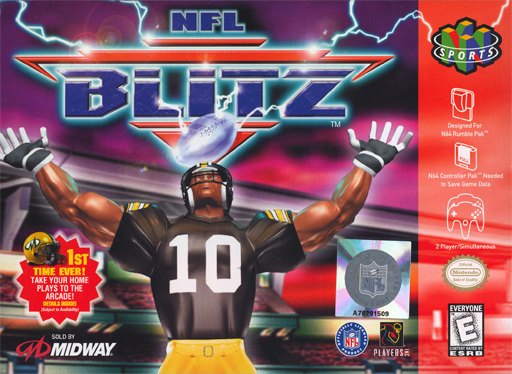 NFL Blitz box art
