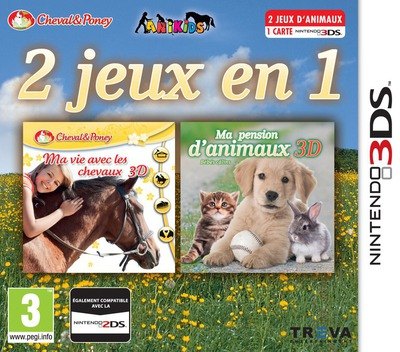 2in1: Life with Horses 3D + My Baby Pet Hotel 3D box art