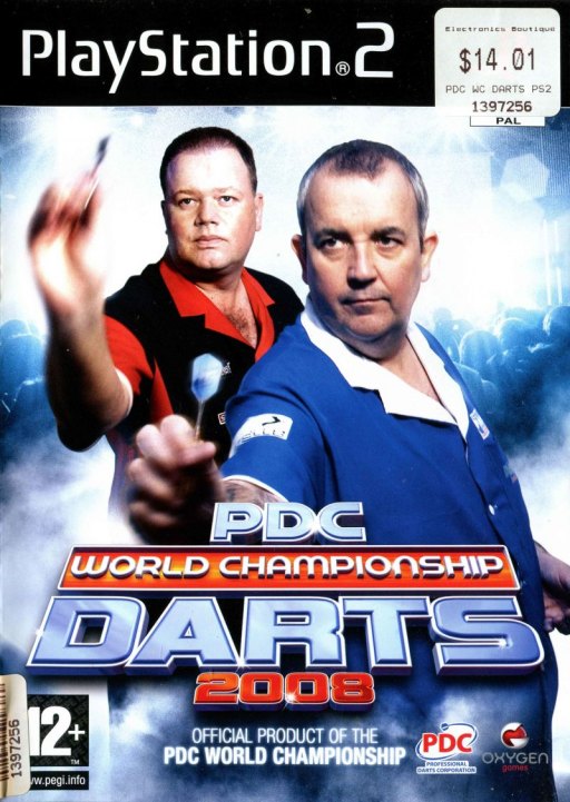 PDC World Championship Darts 2008 box art