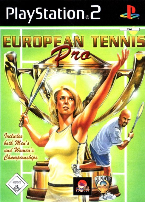 European Tennis Pro box art