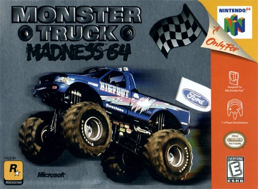 Monster Truck Madness 64 box art