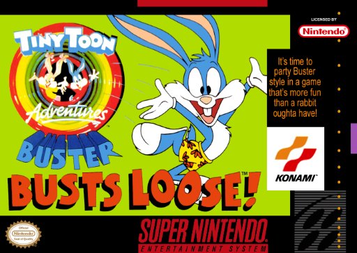 Tiny Toon Adventures: Buster Busts Loose! box art