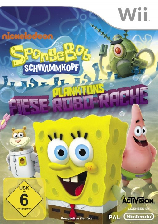 Nickelodeon SpongeBob SquarePants: Plankton's Robotic Revenge box art