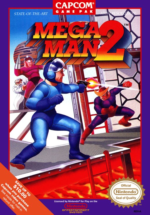 Mega Man 2 box art