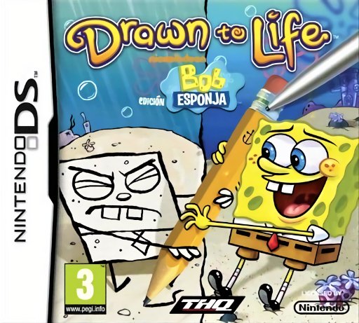 Drawn to Life: Edicion Bob Esponja box art