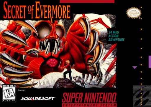 Secret of Evermore box art