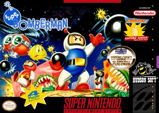 Super Bomberman box art