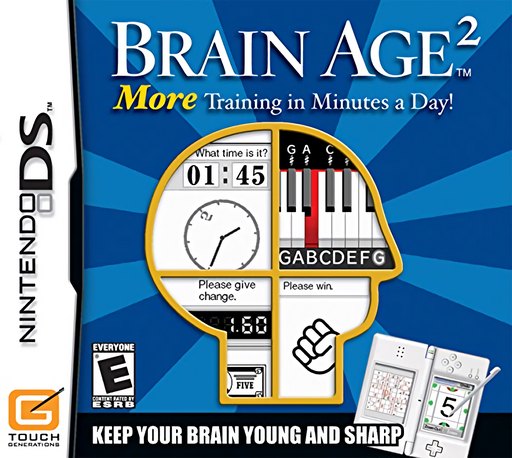 Brain Age 2: More Training in Minutes a Day! box art