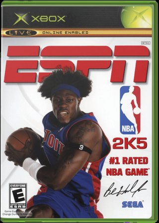 ESPN NBA 2K5 box art