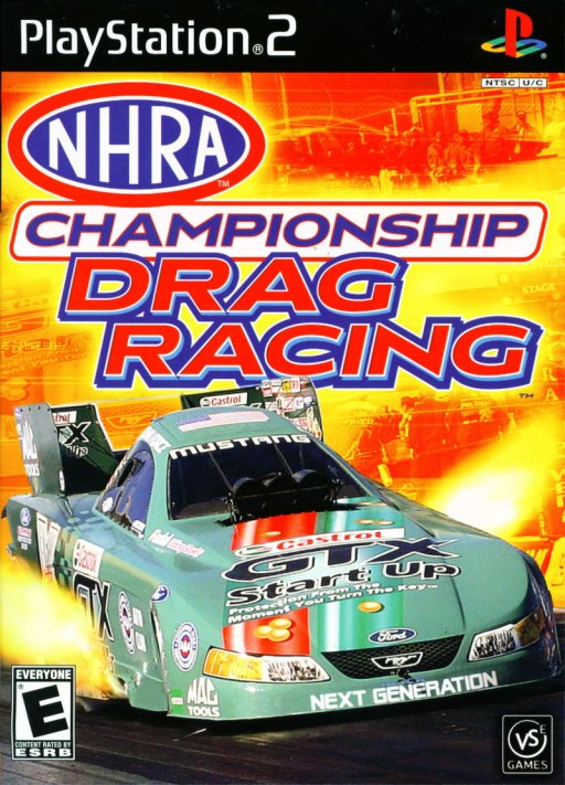 NHRA Championship Drag Racing box art