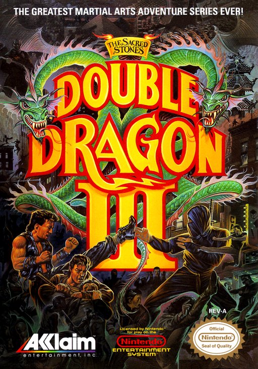 Double Dragon III: The Sacred Stones box art