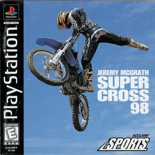 Jeremy McGrath Supercross 98 box art