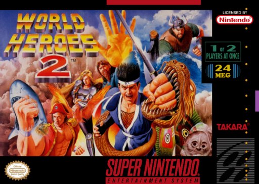 World Heroes 2 box art