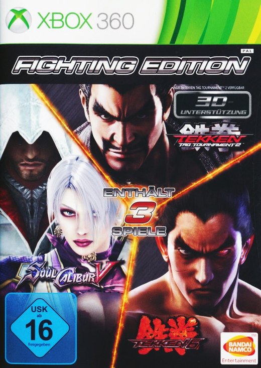 Fighting Edition: Includes 3 Games box art