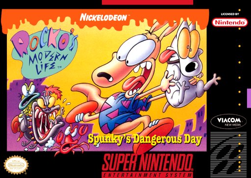 Rocko's Modern Life: Spunky's Dangerous Day box art
