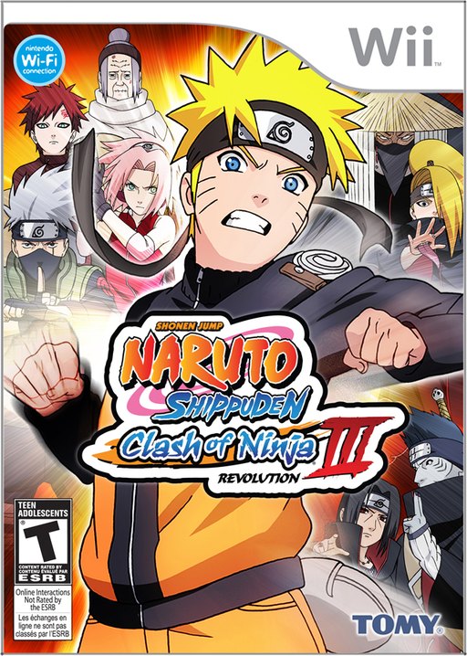 Naruto Shippuden: Clash of Ninja Revolution III box art