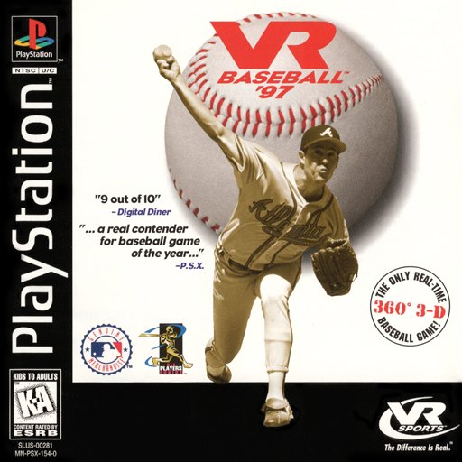 VR Baseball '97 box art