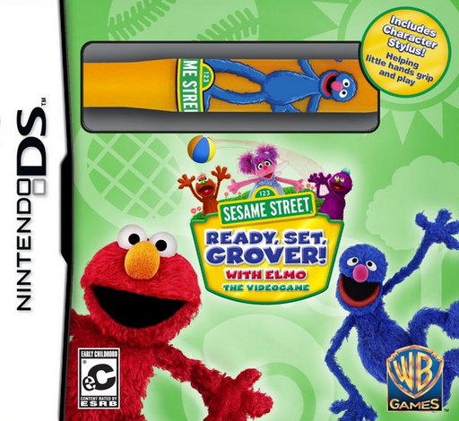123 Sesame Street: Ready, Set, Grover!: With Elmo: The Videogame box art