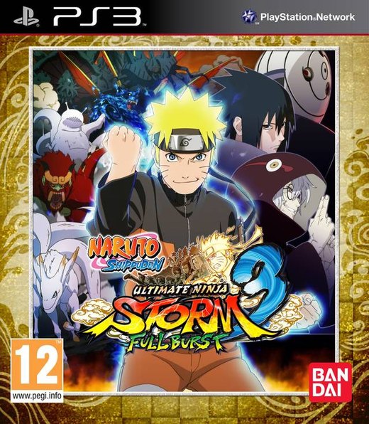 Naruto Shippuden: Ultimate Ninja Storm 3 Full Burst box art