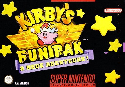 Kirby's Fun Pak box art