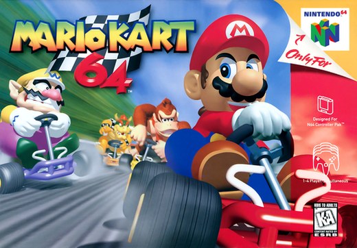 Mario Kart 64 box art