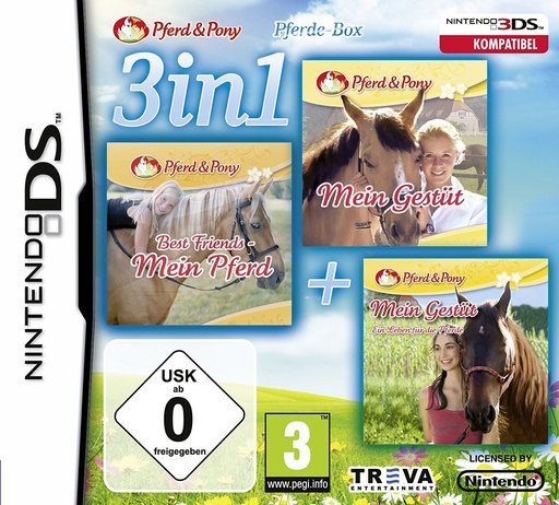 3 in 1: Horses box art