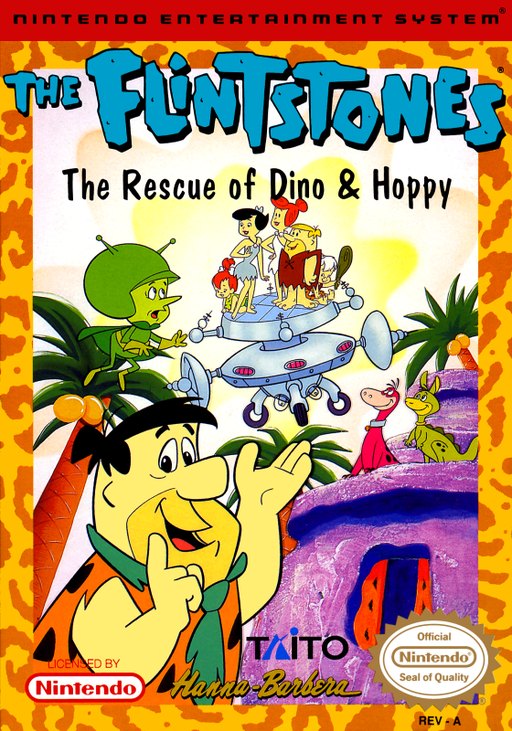 The Flintstones: The Rescue of Dino _ Hoppy box art