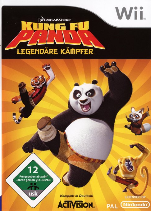 DreamWorks Kung Fu Panda: Legendary Warriors box art