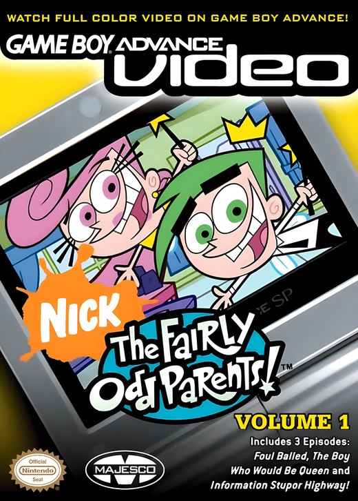 Game Boy Advance Video: The Fairly OddParents!: Volume 1 box art